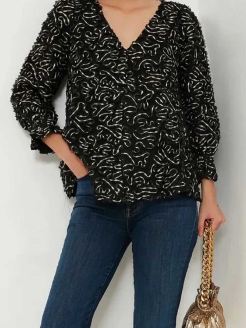 Tuckernuck Nightly Organza Easton Blouse